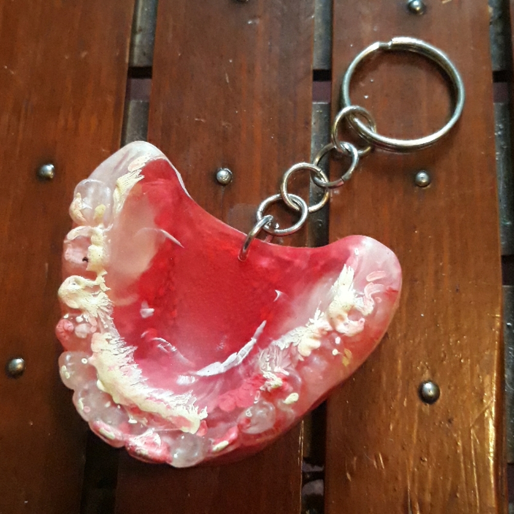 Tooth keychain